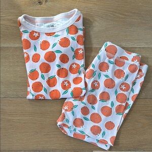 Orange Print Kids Pajamas